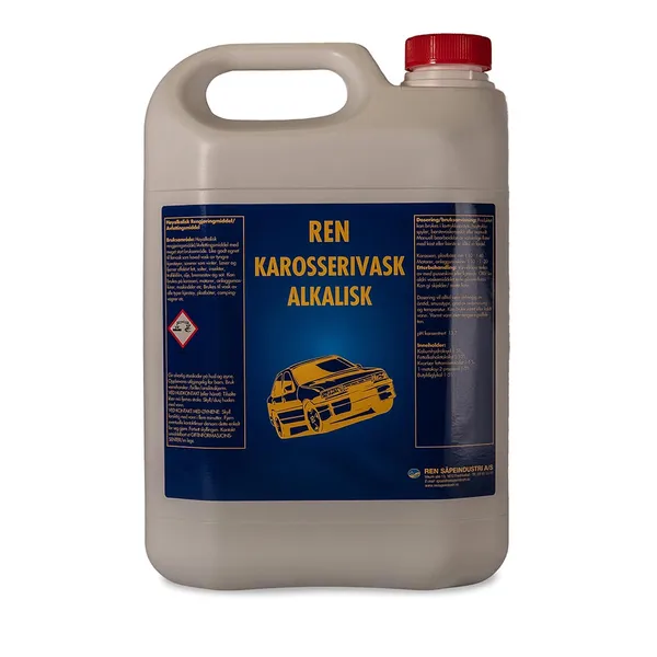 Ren Karosseri Vask Alkalisk  5 ltr  3x5/krt   M