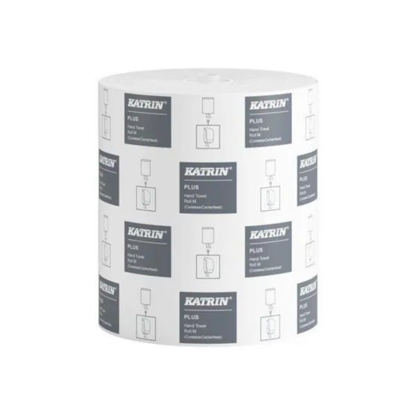 Katrin plus M tørk 475355 1lag hvit 280m/rl 6rl/krt