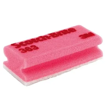 Kombisvamp 363 hvit/rosa 10stk/pk