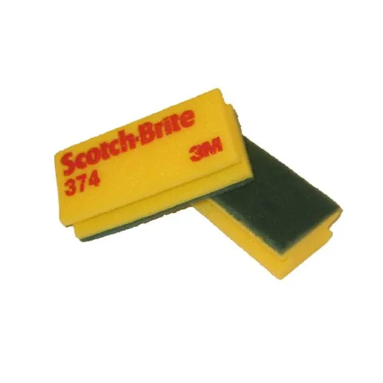 Kombisvamp 374 gul/grønn 10stk/pk