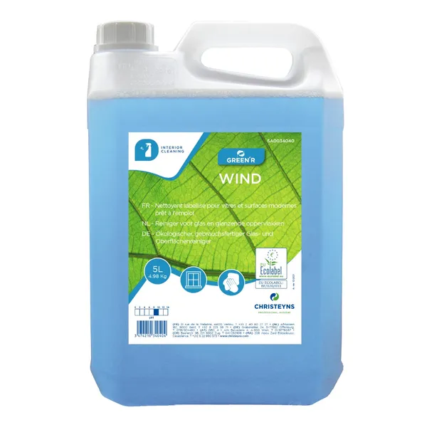 Christeyns Green R Wind glassrengjøring 5ltr  2x5ltr/krt