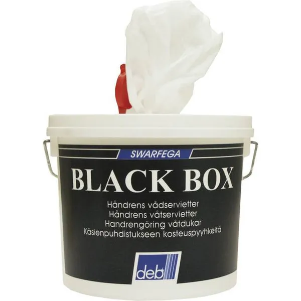 Deb Swarfega Black Box renseservietter 150ark/boks 642401