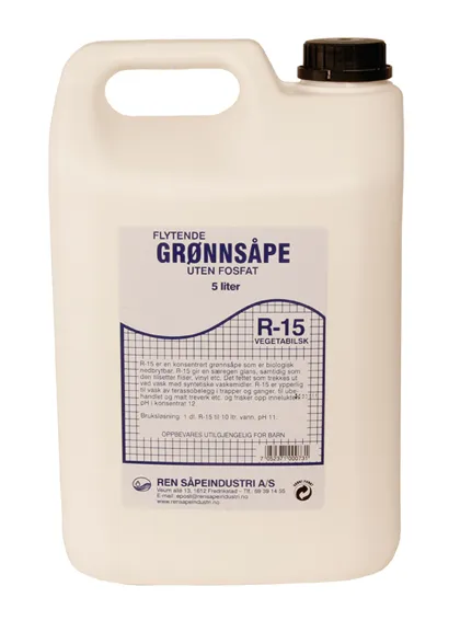 Grønnsåpe R-15 5Liter