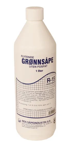 Grønnsåpe R-15 1 Liter