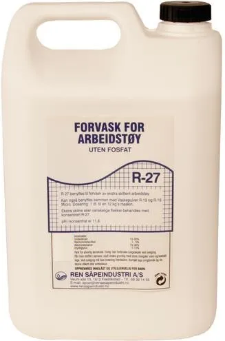 Forvask for arb.tøy R-27 5Liter