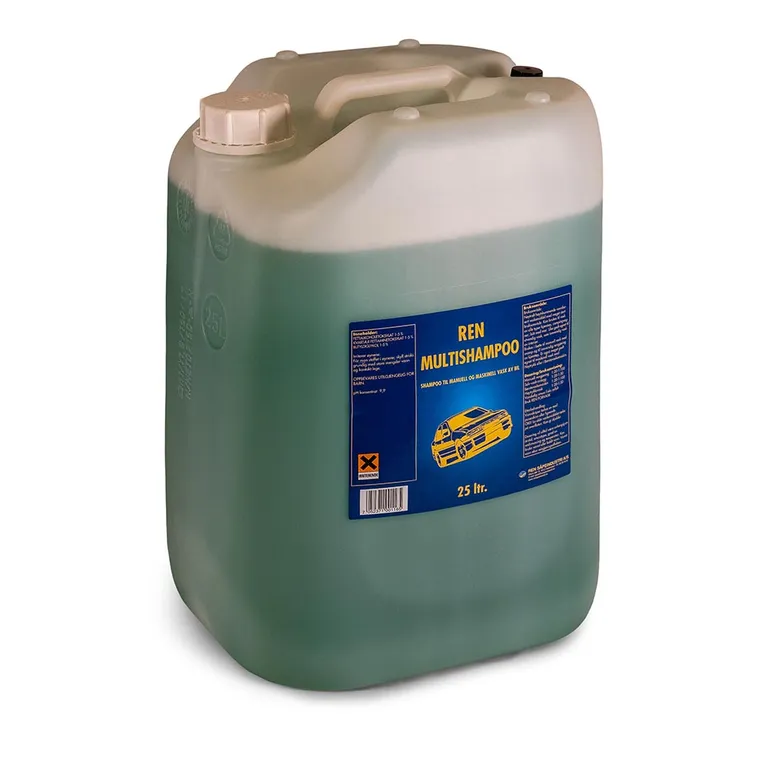 Ren Multishampoo Bil 25Liter
