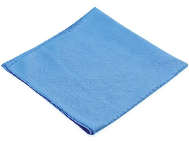 Glassklut mikrofiber 35x35 Green-tex blå 5stk/pak