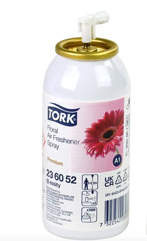 Tork Luftfrisker Spray Blomster 75ml 12stk/krt 236052 I