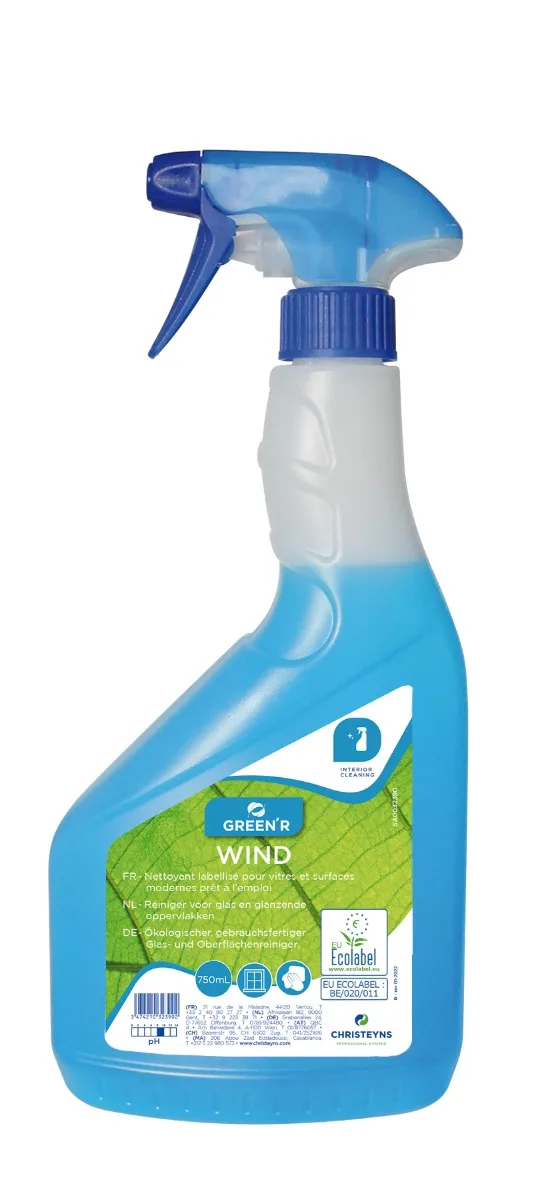 Christeyns Green R Wind glassrengjøring 750ml  12x750ml/krt