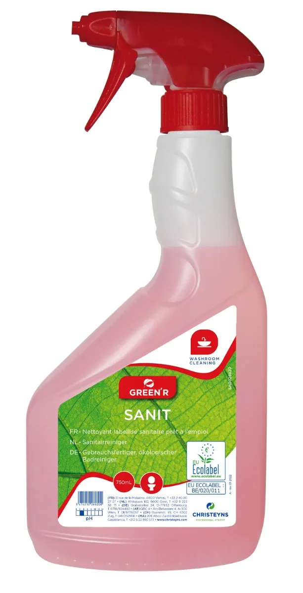 Christeyns Green R Sanit    750ml  12x750ml/krt