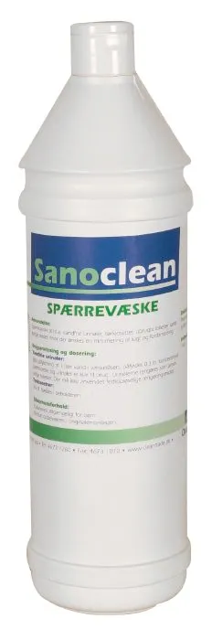 Sperrevæske Sanoclean 1Liter 6fl/krt 160080
