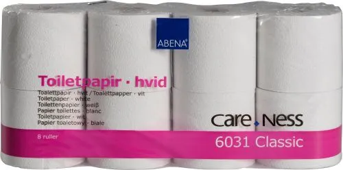 Toalettpapir Classic 2-lags 56rll/krt 6031 18krt/pall D