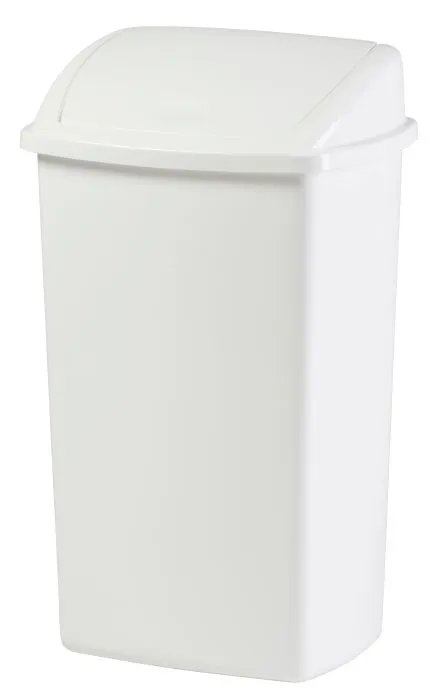 Avfallsbøtte med vippelokk Hvit 50Liter 176271 B