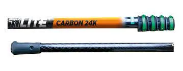 nLITE Carbon 24K hovedskaft teleskopstang 6,00m CF60T