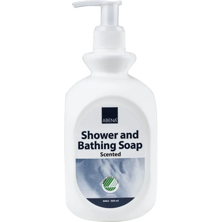 Abena Dusj og badesåpe m/parfyme  500ml 6stk/krt  6662    B