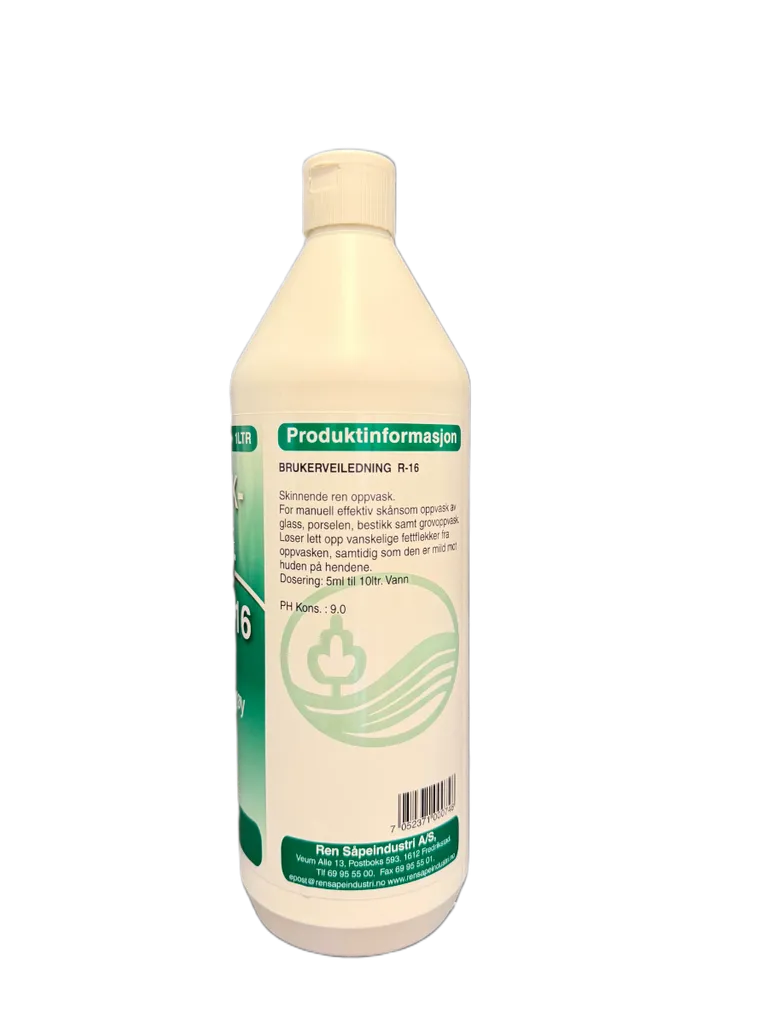 Oppvask   R-16   1 ltr    12x1/krt      E